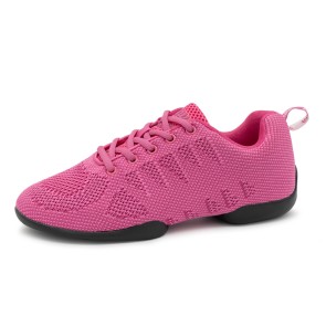 Anna Kern Suny 165 Fuchsia Dames Danssneakers met Splitzool