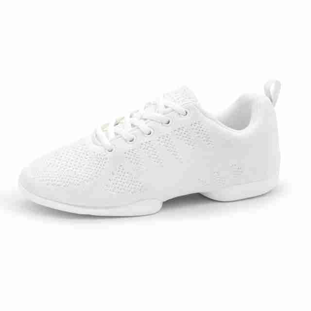 Suny Anna Kern 4060 Witte Heren Danssneakers met Splitzool