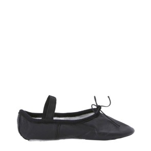 Papillon PK1000 Balletschoenen met Doorlopende Zool Unisex Zwart