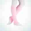 Zalm roze Rumpf tot de knie beenwarmers 60 cm