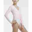 Temps-Danse-Vidy-dames-overslag-vest-lange-mouwen-roze 