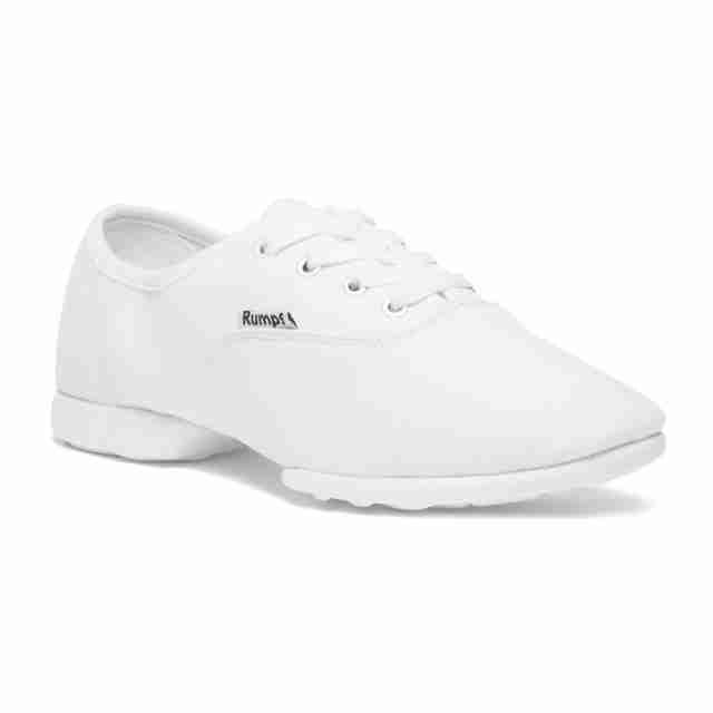 Rumpf Bee Jazz Witte Unisex Dansschoenen