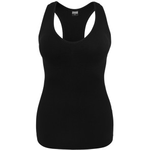 Zwarte Strakke Tanktop Dans Shirt