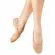 Bloch S0277M canvas balletschoenen splitzool beige