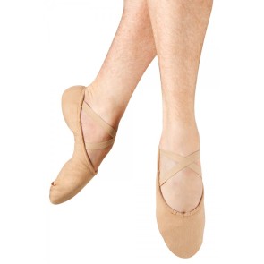 Bloch S0277M canvas balletschoenen splitzool beige