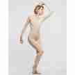 Temps Danse Verite Dames Unitard Lange mouwen beige duurzaam 