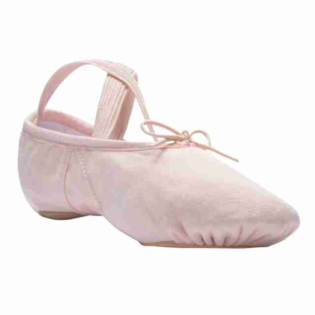 Rumpf 1004 canvas balletschoenen met suede splitzool roze